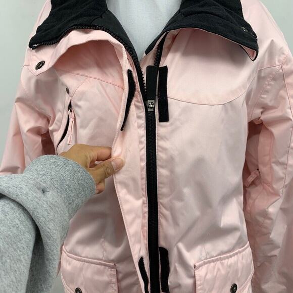 Ride Snowboarding Jacket Womens S Small Pink Black Insulated Cell 5 Series ZipUp - Picture 9 of 16